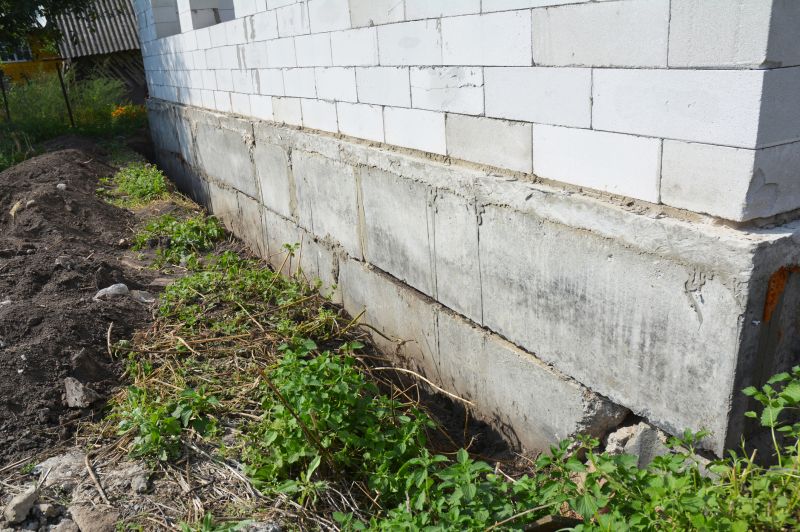Concrete Block Foundation